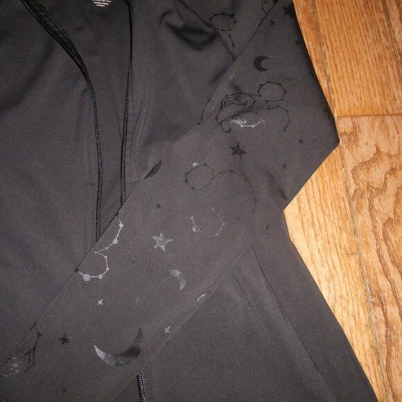 Girl's Disney Zip Up Fitted Athletic Jacket w/ Constellation Graphics - Picture 4 of 5